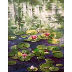 Zohaib Rind, 30 x 42 Inch, Acrylic on Canvas, Floral Painting, AC-ZR-364
